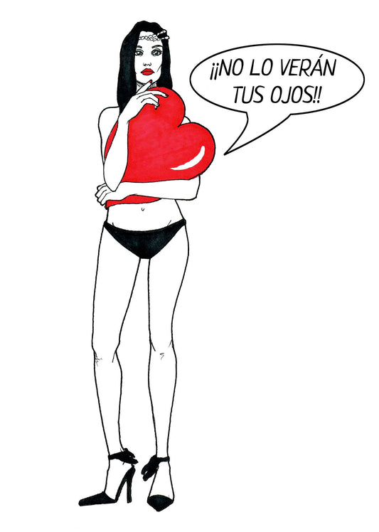 Lámina “No lo verán tus ojos” A5
