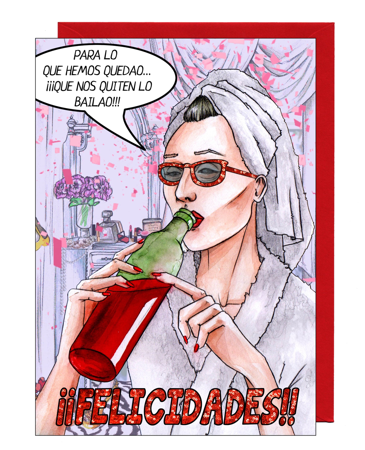 Tarjeta “Que nos quiten lo bailao” A5