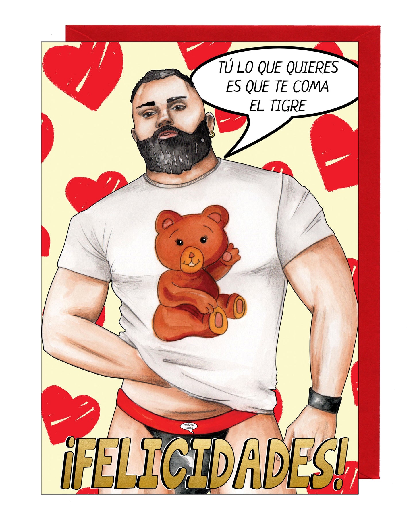 Tarjeta “Que te coma el tigre” A5