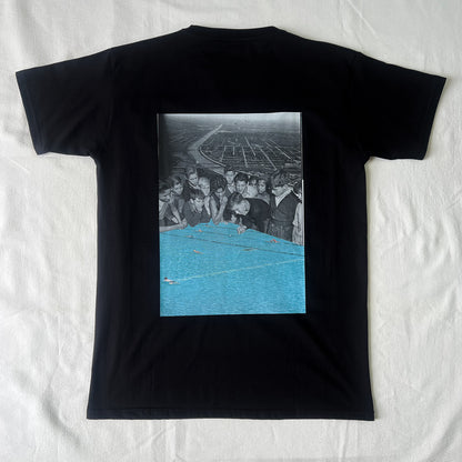 Remeron Negro Piscina - Obra Textil de Algodón | Carola Oliveri y Franga Ure