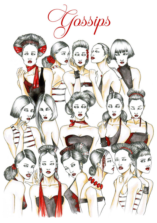 Lámina “FASHION Gossips” A5
