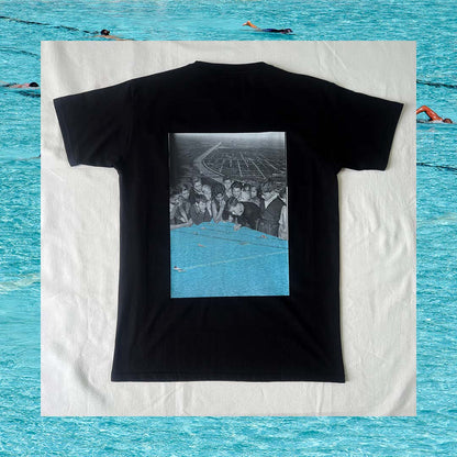 Remeron Negro Piscina - Obra Textil de Algodón | Carola Oliveri y Franga Ure