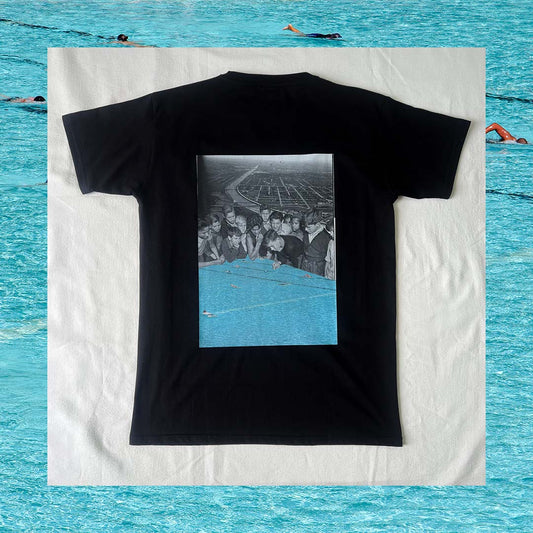 Remeron Negro Piscina - Obra Textil de Algodón | Carola Oliveri y Franga Ure