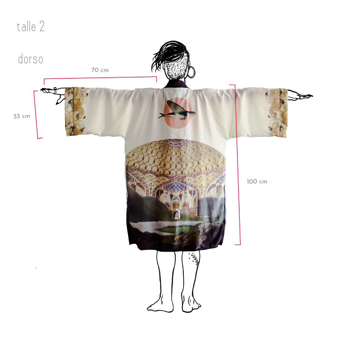 Kimono de Seda - Ilustración Digital | Pilar Nubar