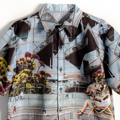 Camisas de Satén - Obra Textil de Satén Sublimado | Carola Oliveri y Franga Ure