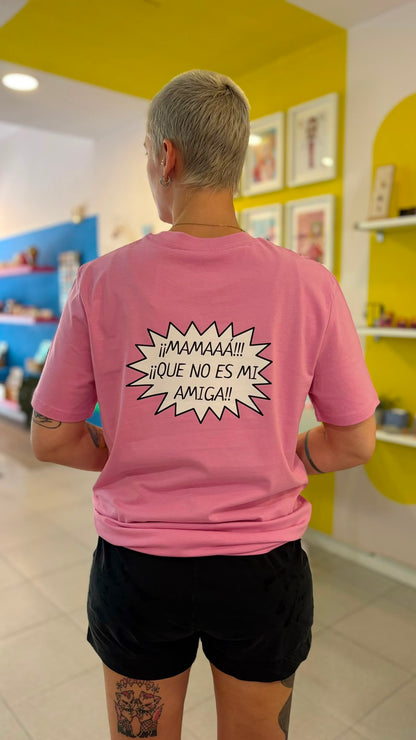 Camiseta "Mamá que no es mi amiga" Poison and Friends ft. Poc a Poc | 100% Algodón orgánico 180 gr. (Copia) (Copia) (Copia) (Copia)