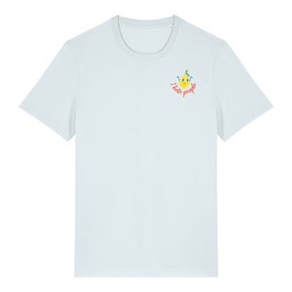 Camiseta Limón Azul de algodón orgánico