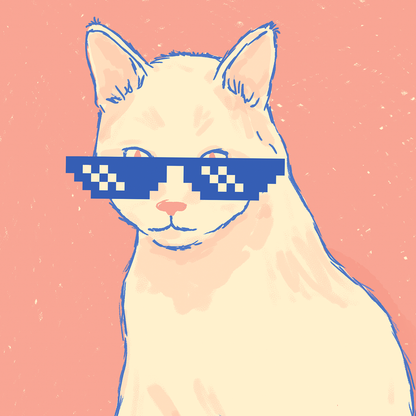 Lámina lucky cat a5