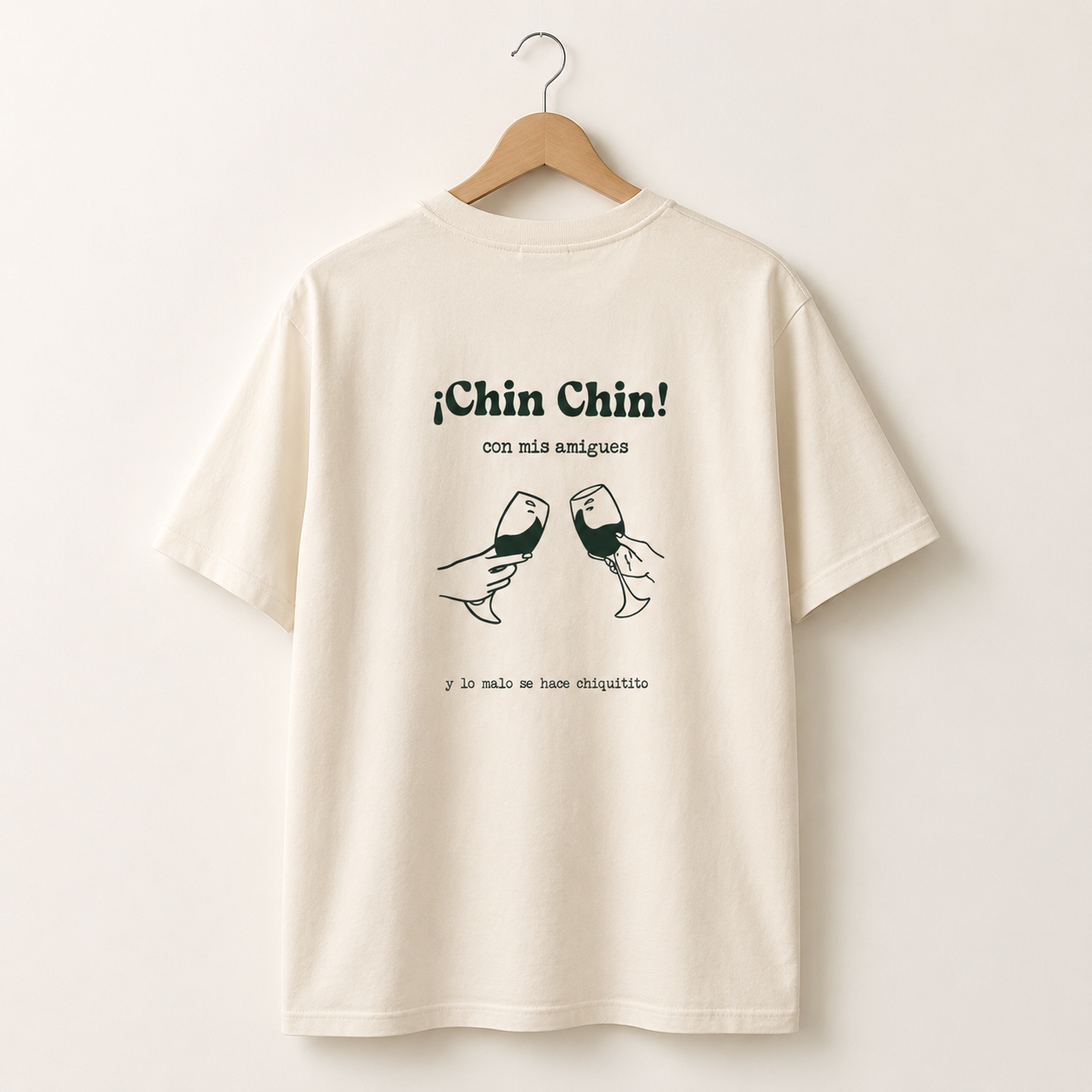 Camiseta Chin Chin Lali Marti ft. Poc a Poc | 100% Algodón orgánico 180 gr.