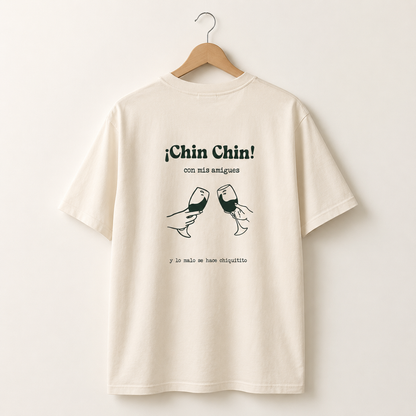 Camiseta Chin Chin Lali Marti ft. Poc a Poc | 100% Algodón orgánico 180 gr.