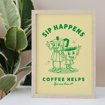 Lámina coffee verde a3