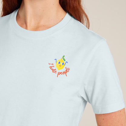 Camiseta Limón Azul de algodón orgánico