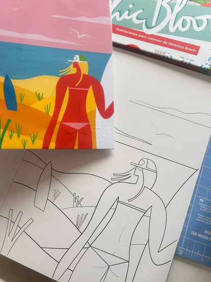 Libro para Colorear: Chic Bloom
