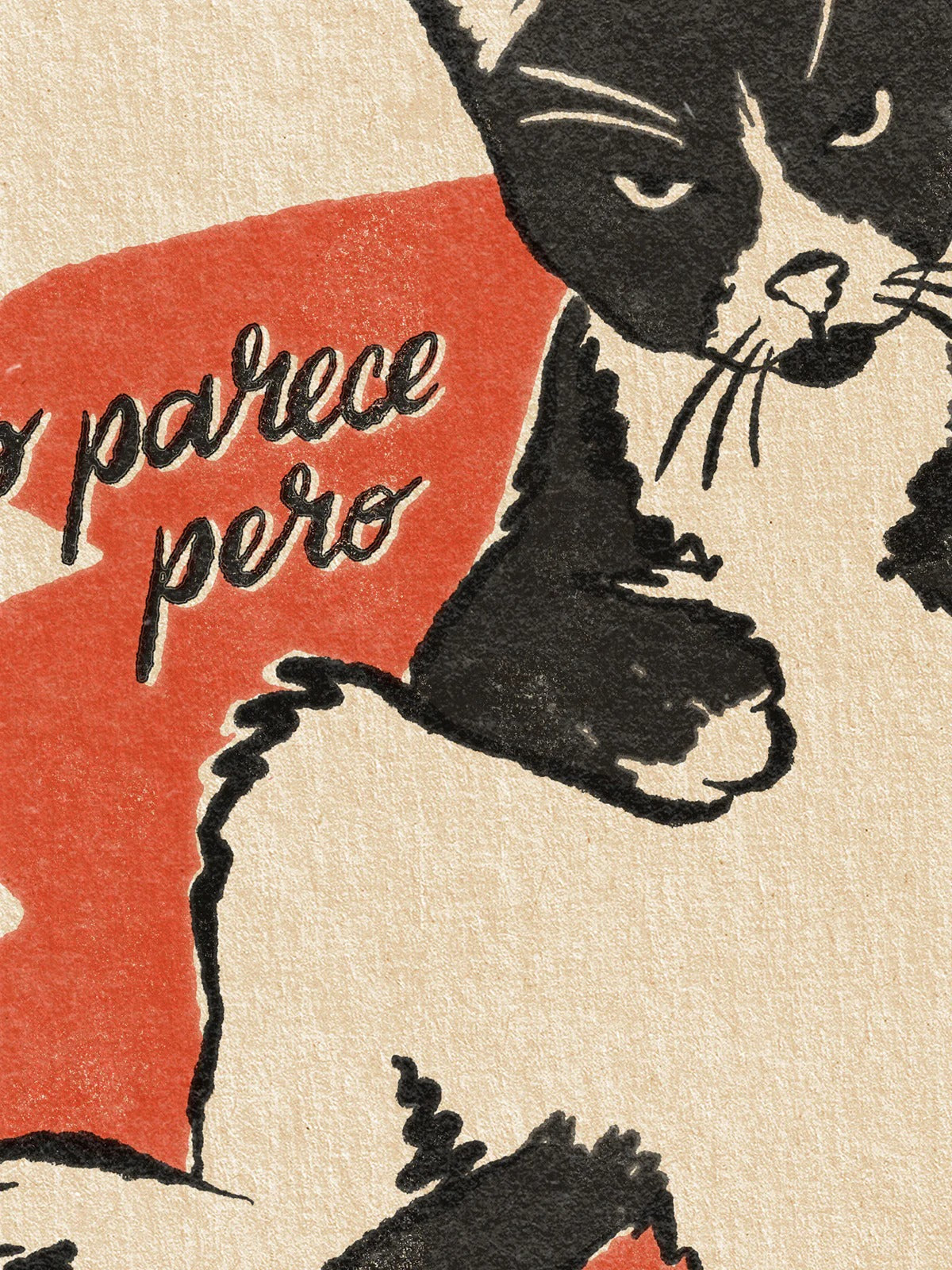 Lámina "No Parece pero te Quiero Michisimo" - Gato Amor