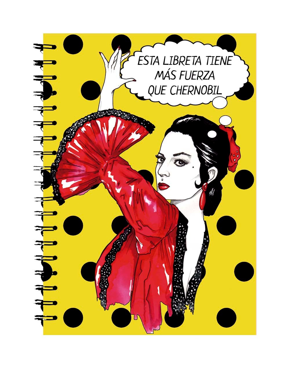 Libreta A5 Lola Flores – Más Fuerza que Chernóbil