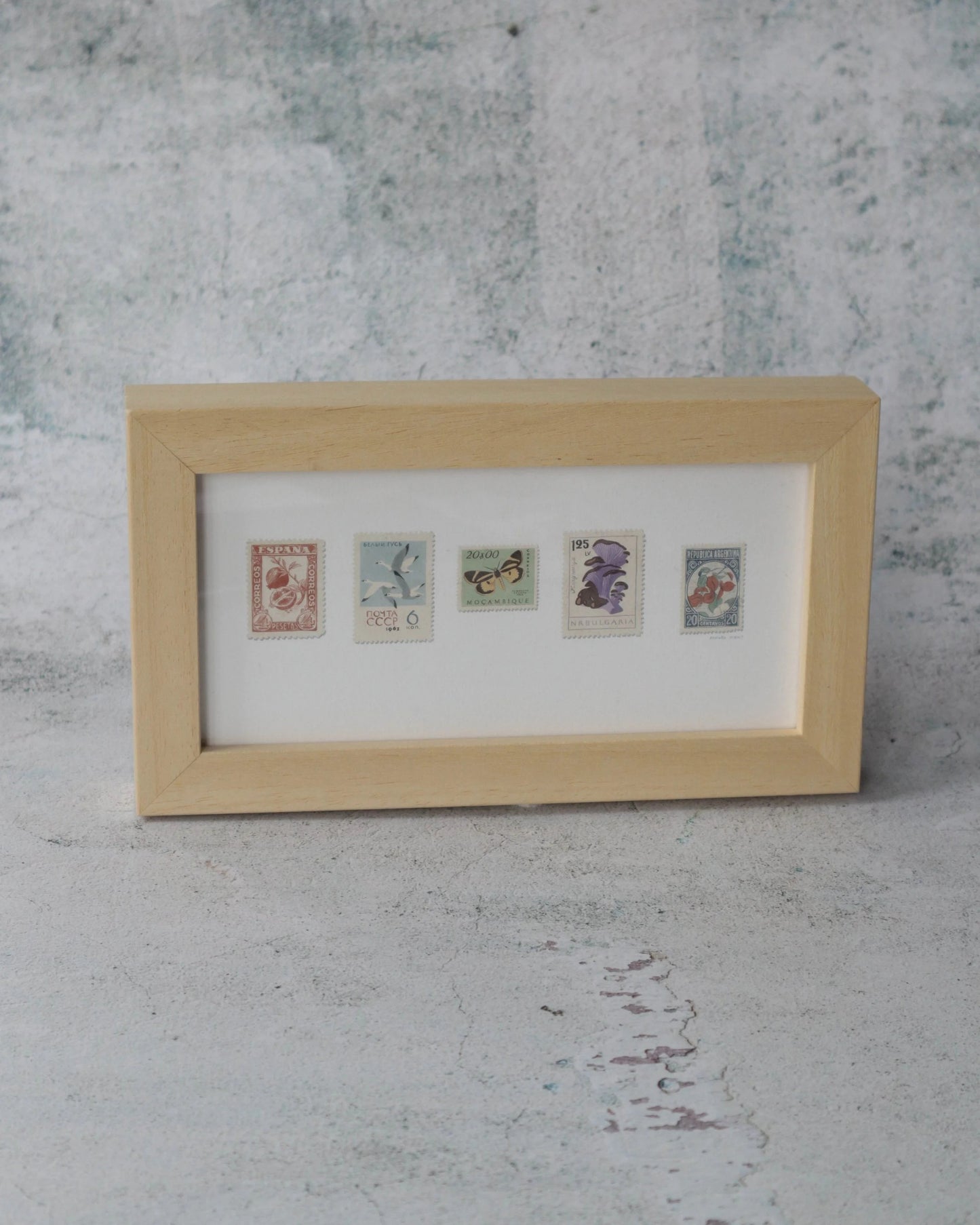 Cuadro Estampillas 10×20 cm