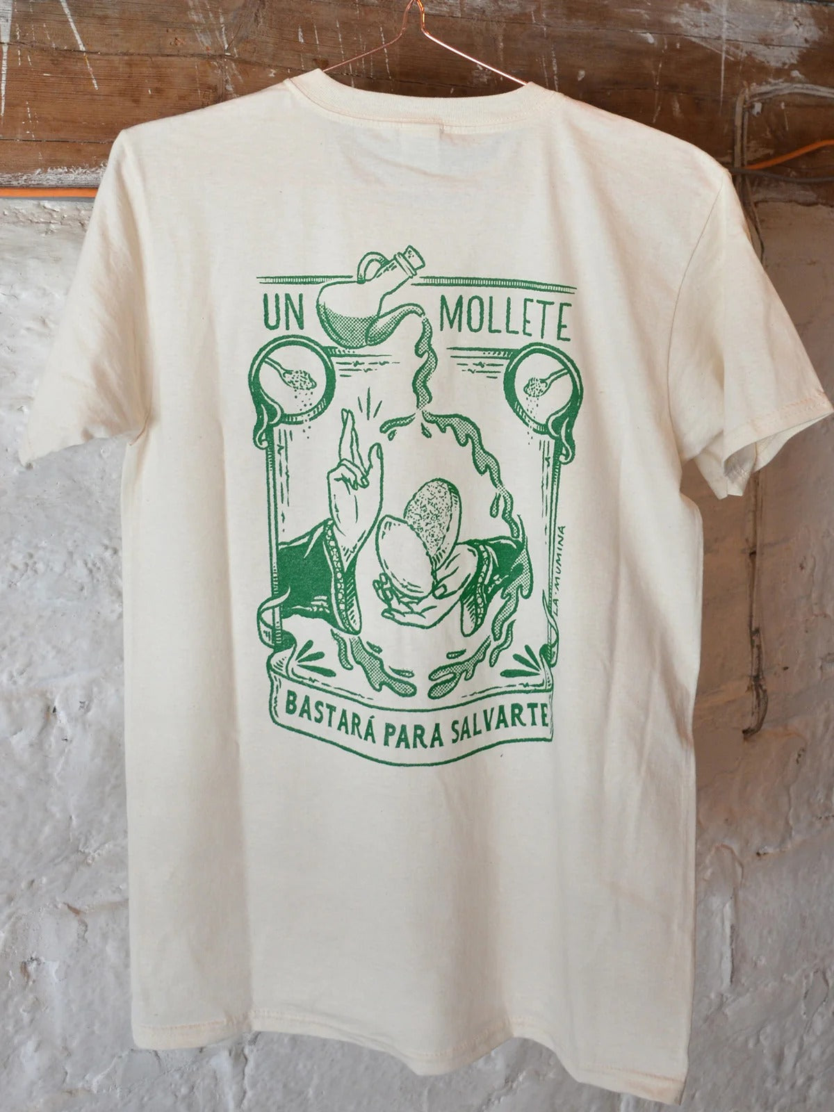 Camiseta Un Mollete – Serigrafía Doble | Poc a Poc