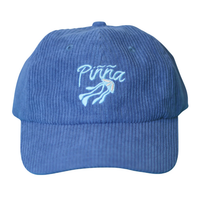 Gorra de Pana Azul Piñña – Bordado Medusa