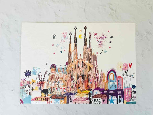 Lámina Sagrada Familia Barcelona