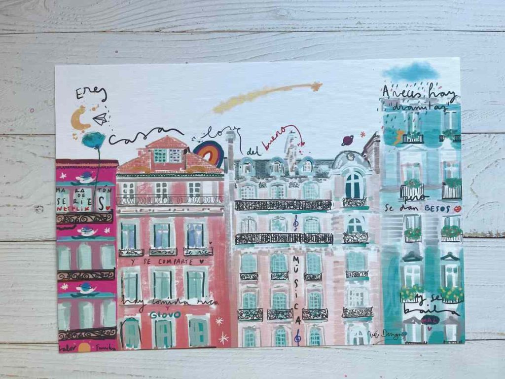 Lámina decorativa “Eres casa”