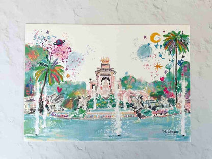 Lámina Parc de la Ciutadella Barcelona