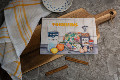Lámina Torrijas en la cocina  - A5