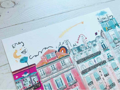 Lámina decorativa “Eres casa”