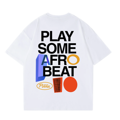 Camiseta Oversize Afrobeat – Algodón Orgánico 100%