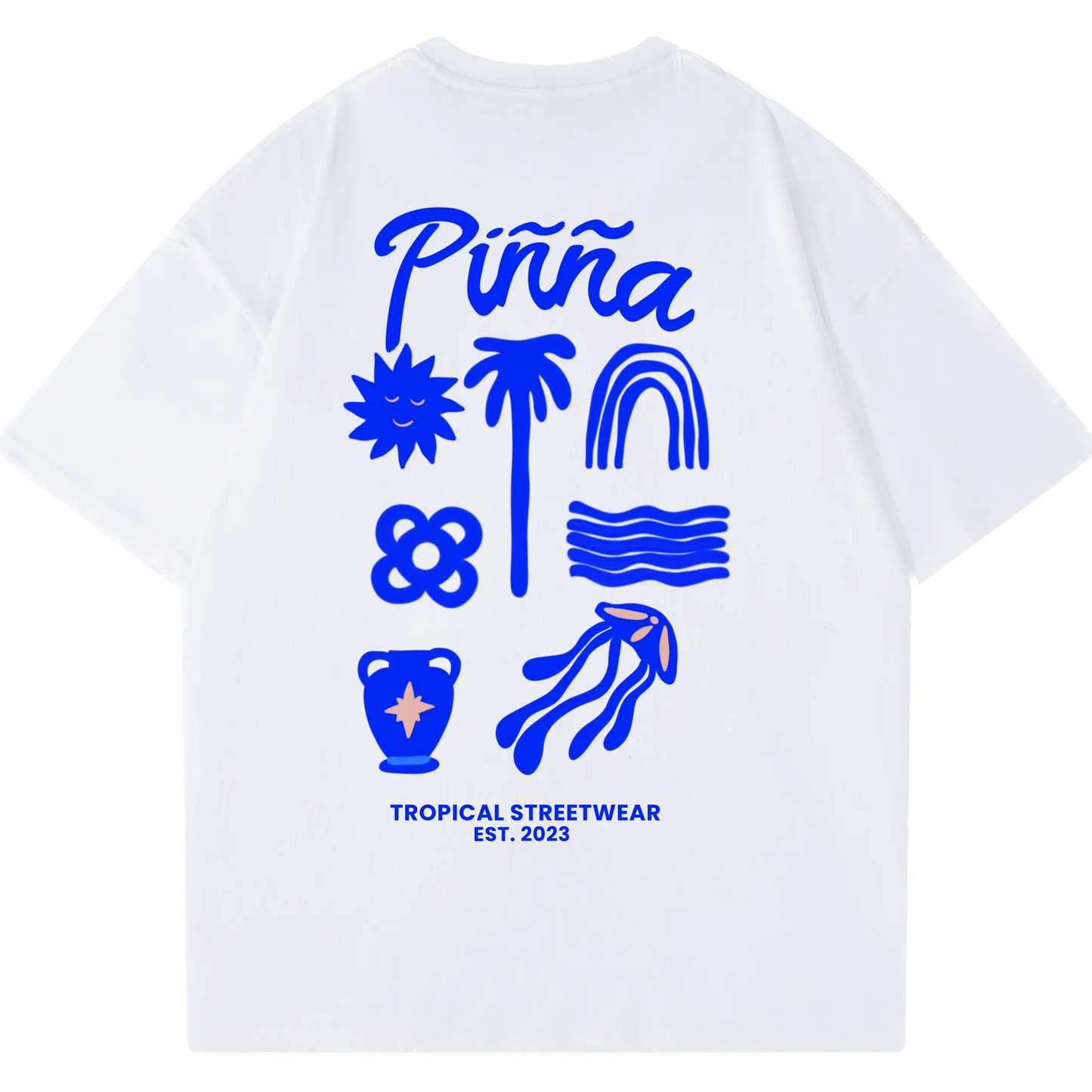 Camiseta Oversize Medusa – Algodón Orgánico Blanca