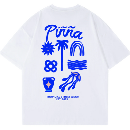 Camiseta Oversize Medusa – Algodón Orgánico Blanca