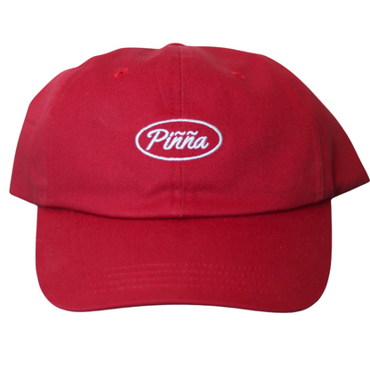 Gorra Básica Burdeos Piñña – Logo Blanco Pequeño