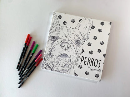 Libro para Colorear Perros - Cata Fuenzalida