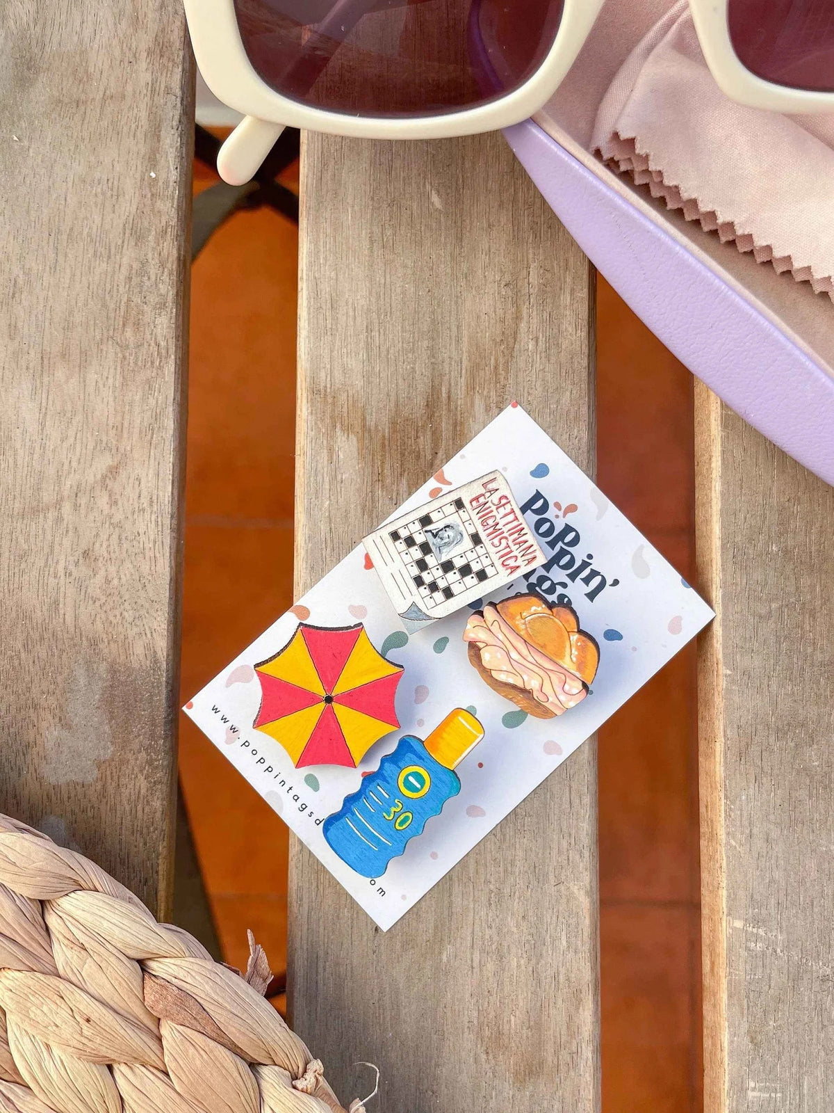 Set de Broches: Verano en la Playa