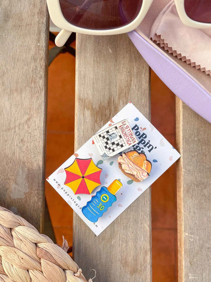 Set de Broches: Verano en la Playa