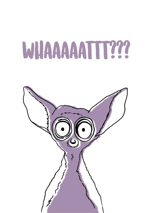 Postal con sobre 'Whhhhhaaat?' – Just Joking A7