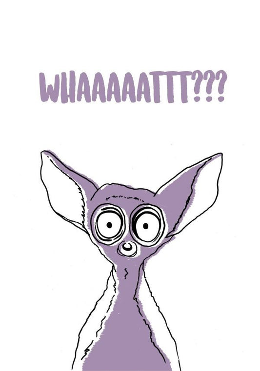 Postal con sobre 'Whhhhhaaat?' – Just Joking A7