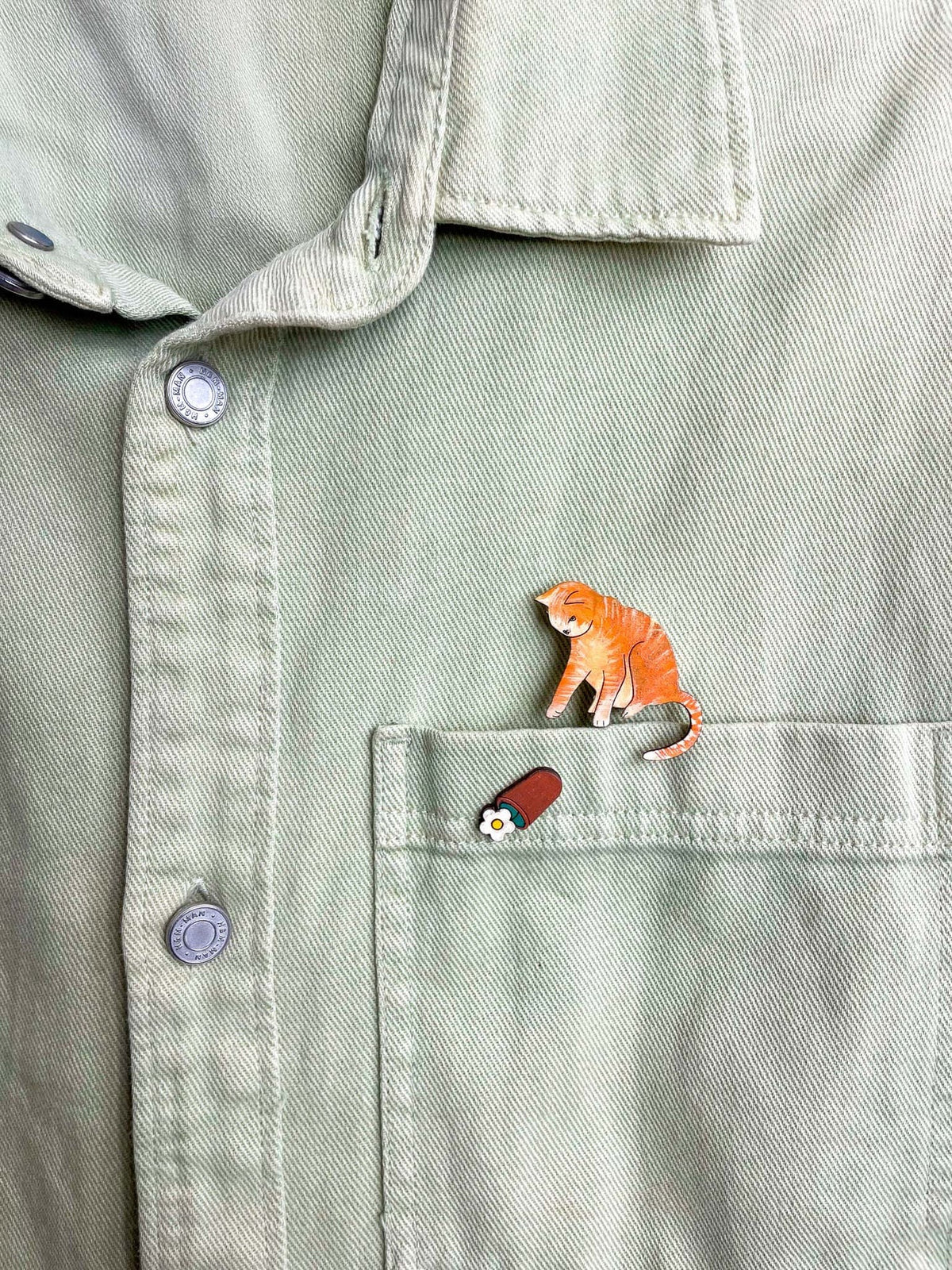 Broches: Gato Travieso