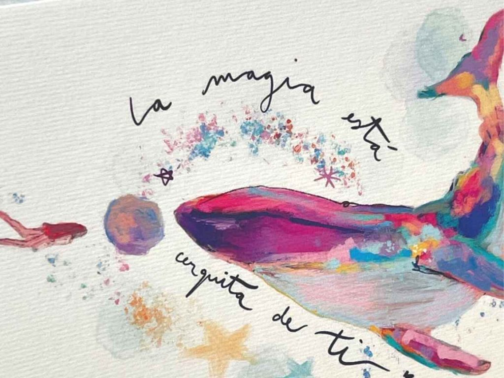 Lámina Ballena - La magia está cerquita de ti