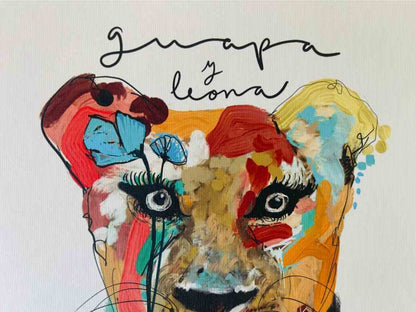 Print GUAPA Y LEONA