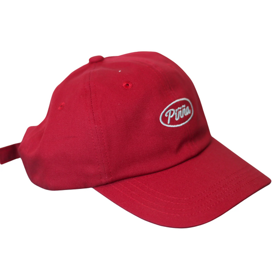 Gorra Básica Burdeos Piñña – Logo Blanco Pequeño