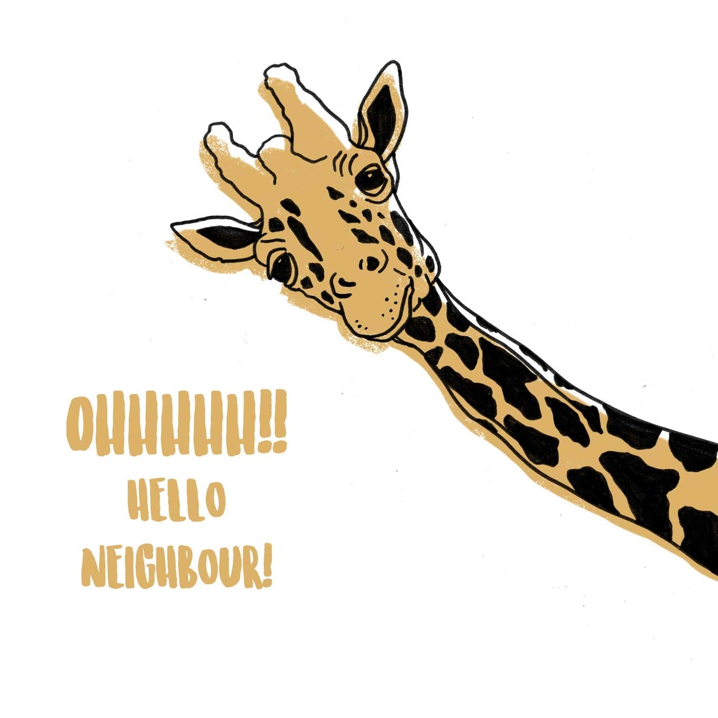 Postal con sobre 'Ohhhhh!! Hello neighbour!' – Just Joking A7