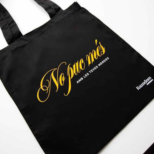 Tote bag No puc mes 100% algodón