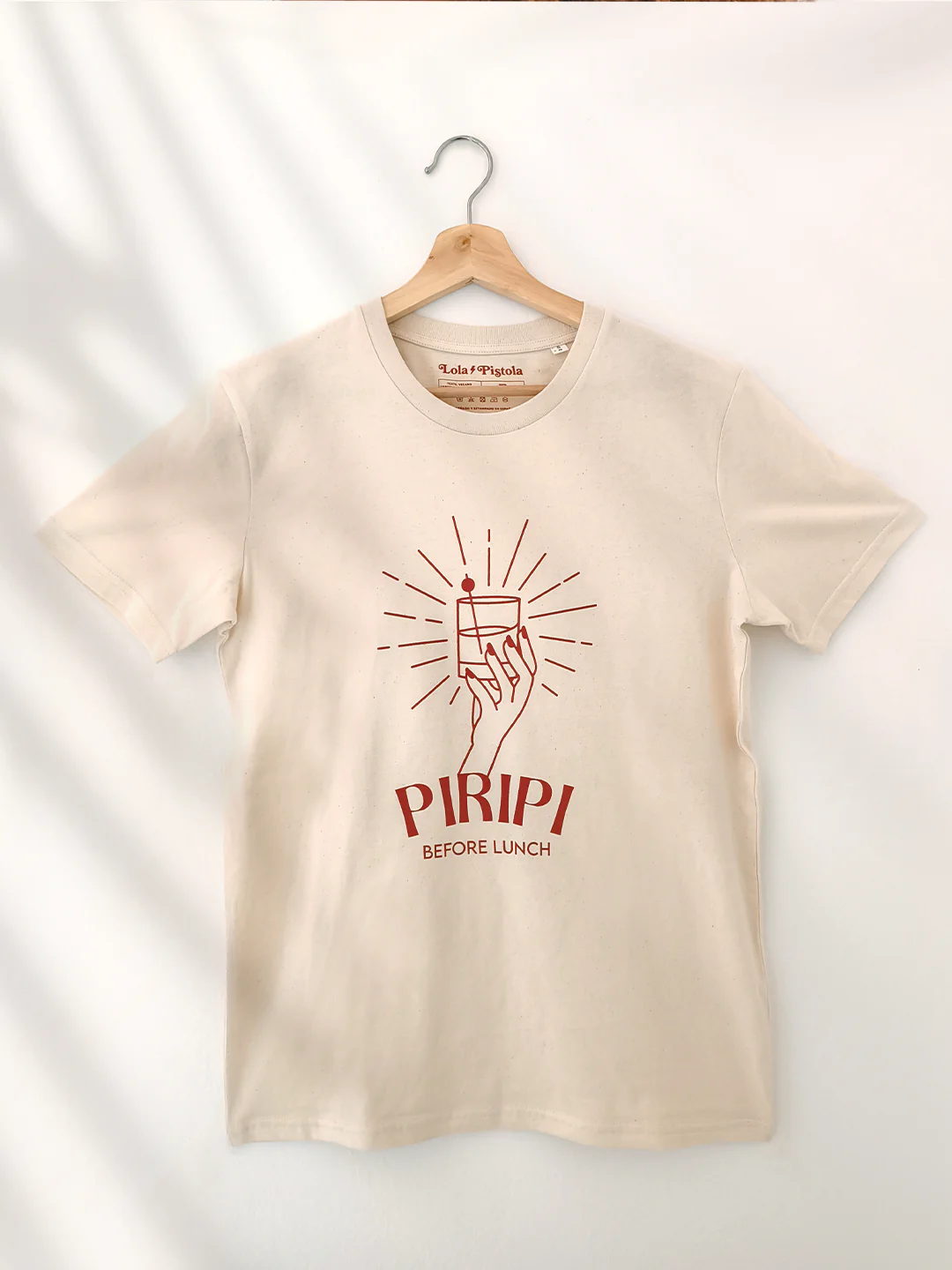 Camiseta Piripi – Estampado Teja | Poc a Poc
