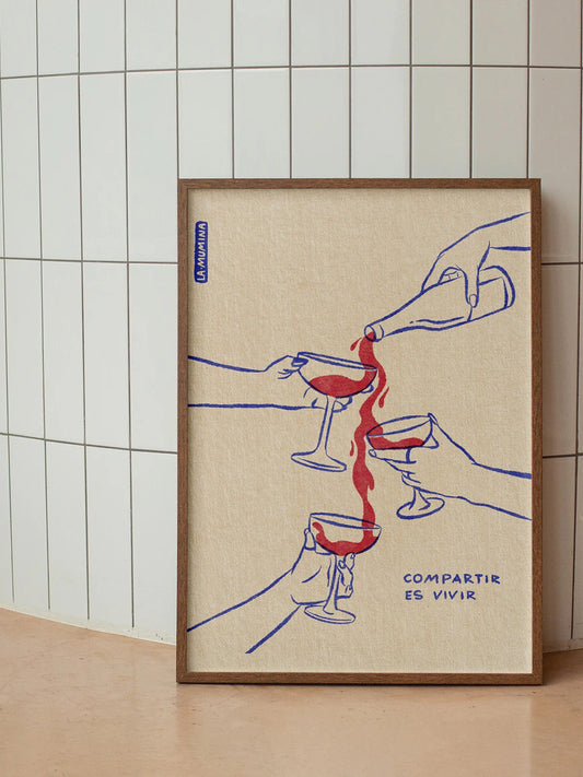 Lámina "Compartir es Vivir" - Celebración Colectiva