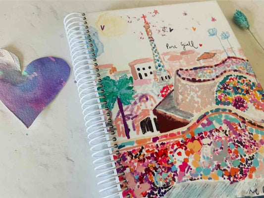 Cuaderno con Líneas – Parc Güell Barcelona