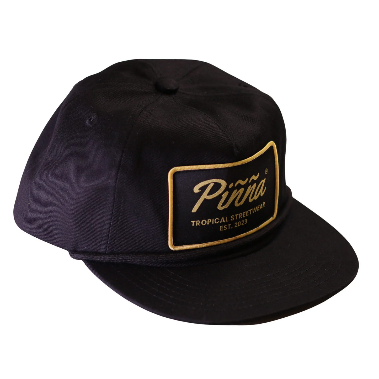Gorra Negra con Parche – Algodón 100% Talla Única