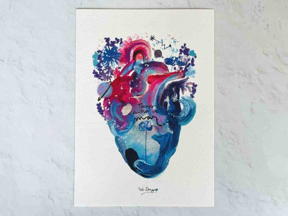 Print A3 – Corazón tienes dentro el Mar
