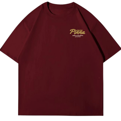 Camiseta Oversize Thai Tiger – Algodón Orgánico Burdeos