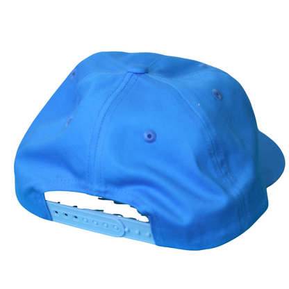 Gorra Azul Gastada Piñña – Logo en Amarillo