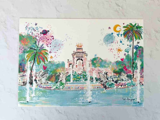 Lámina Parc de la Ciutadella Barcelona